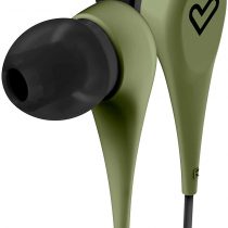 Energy Sistem Style 1 In-Ear Headphones - Comfortable and Lightweight - Rubber Finish - 120cm Flat Cable - Green