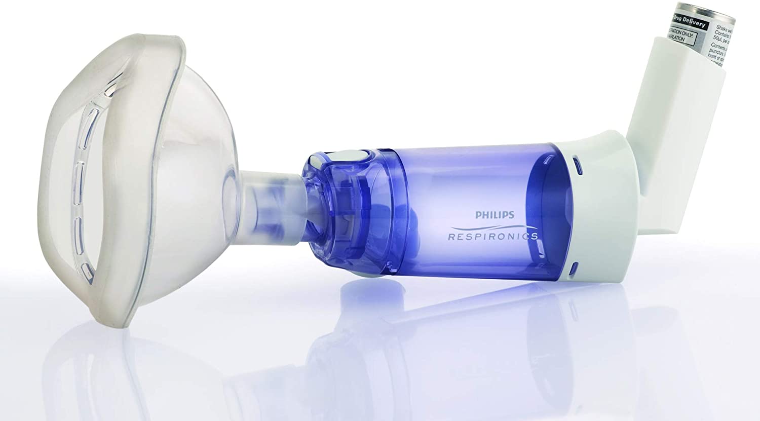 Respironics OptiChamber Diamond Chamber for Inhalers With Large Mask