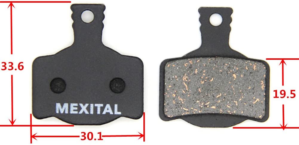 MEXITAL 2 works Disc Brake Pads fit for MAGURA MT2 MT4 MT6 MT8, Black - Image 2