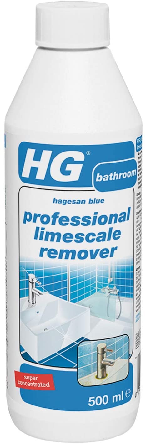 HG Limescale Remover Concentrate, Sink, Tap, Glass & Toilet Cleaner, Bathroom Descaler - 500ml, 1 - Pack, 500 ml (Pack of 1)