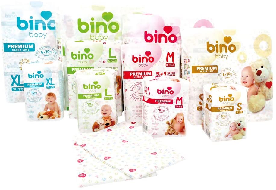 Bino Baby Disposable Diapers, Weiß - Image 3