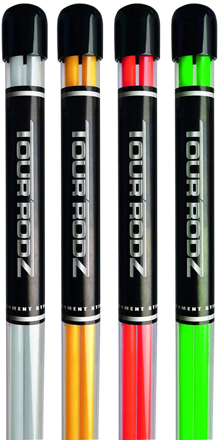 Longridge Golf Practice Aid Tour Rodz Alignment Sticks Black - Image 2
