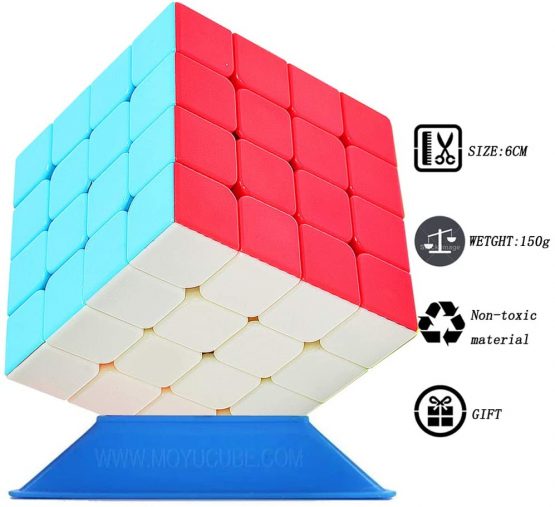 TOYESS Speed Magic Cube 4x4 Stickerless, Smooth Magic Cube 4x4x4, Professional Puzzle Cube, Brain Teasers Toys for Kids & Adults - Image 3