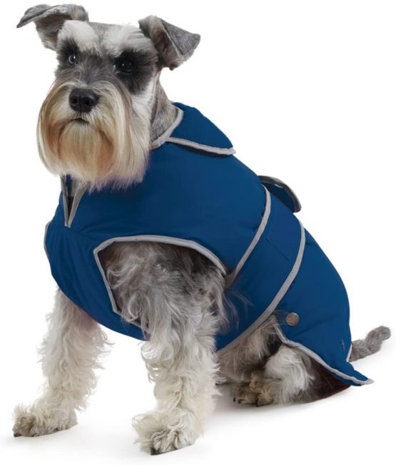 Ancol Muddy Paws Stormguard Coat Blue Medium ( Length 40cm/ to fit girth 52-68cm)