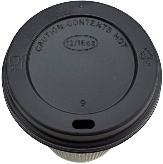 Signature Ripple Hot Cups - Disposable Coffee Cups with Lids for Takeaway Drinks - 50 Cups and 50 Lids - Triple Wall Insulated Paper Cups for Hot Drinks and Leak Proof Lids (8 oz) - Image 4