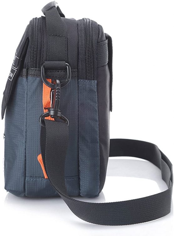 JAKAGO Waterproof Shoulder Bag Universal Small Messenger Bag Handbag Mobile Phone Pouch Cross Body Bag Belt Purse with Shoulder Strap for Outdoor Sport Travel Hiking Camping - Image 3