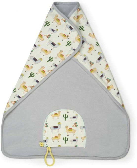 Clever Toddlers&Baby Linen Napkins By BUDHI BUDHA®/Oekotex Organic GOTS Cotton/Large Bibs/Baby Bibs For Weaning/With Integrated Carry Pouch/Bibs For Toddlers&Weaning Bibs 3 To 10Y/Plastic FREE/Lamas - Image 2