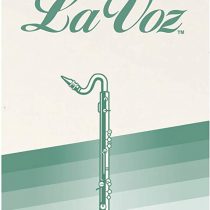 La Voz Bass Clarinet Reeds, Strength Medium, 5 Pack