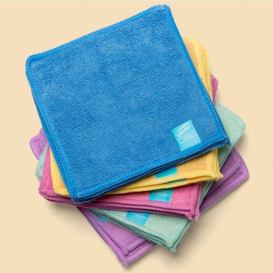 Cheeky Wipes - 25 Microfibre Washable Baby Wipes, 15x15cm Multi-Colour Rainbow Pack Washcloths, Extra Soft & Reusable, Perfect for Baby's Hands & Face - Image 3