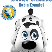 WEofferwhatYOUwant Spanish Speaking Electronic Pet Dog Interactive Puppy - Robot Harry Responds to Touch, Walking, Chasing and Fun Activities.