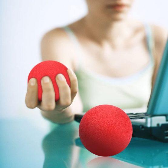 Alomejor Hand Grip Balls Hand Rehabilitation Ball Wrist Finger Recovery Training Restore Squeeze Ball for Stress Relief and Grip Strengthening - Image 2
