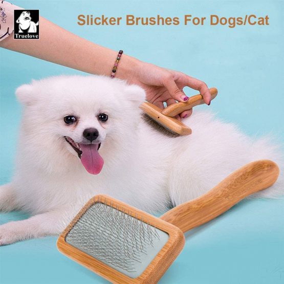Aidiyapet Slicker Brushes for dogs, Dog brush for long hair, Pet Professional Shedding Grooming Tools Cat Long Pin Brush with Non-slip Handle,Suitable for Medium and Long Haired Dogs Cats - Image 2