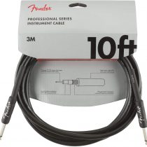 Fender 990820024 Professional Series Instrument Cable - 10 ft - STR/STR - black