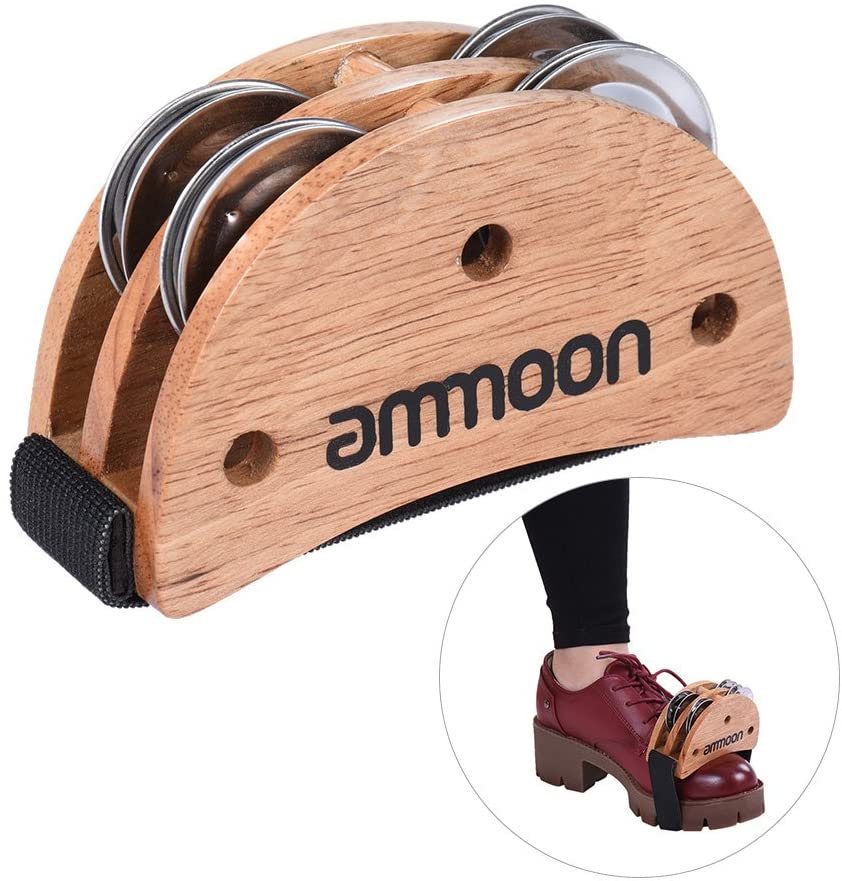ammoon Elliptical Box Cajon Accessory Drum Companion Tamboril Jingle