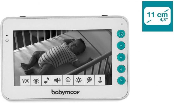 Babymoov YOO Moov Motorised Video Baby Monitor with Camera and Night Vision, 2 way talkback, zoom, remote pan and tilt, night light, temperature indicator - Image 4