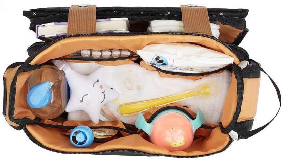Badabulle Easy Travel pram organiser, buggy organiser, pushchair organiser, stroller organiser, pram bag - Image 4