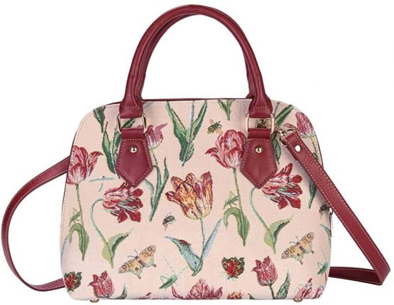 Signare Tapestry Handbags Shoulder bag and Crossbody Bags for women with Floral Design - Image 4