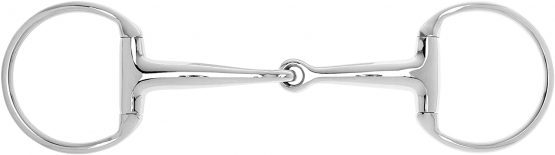 USG United Sportproducts Germany 14150018 502 Eggbutt Jointed Snaffle Bit Size: One Size, Silver
