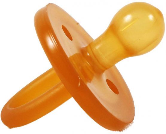 Sweetie Rubber Pacifier Natural Rubber Pacifier Rounded 2 … (Small 0-6) - Image 2