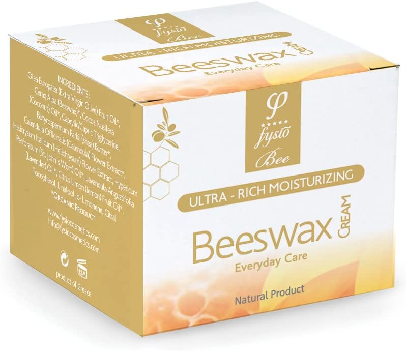 Fysio Organic Beeswax Balm Moisturiser | Multipurpose Skincare | Ideal Hand Cream, Foot Care, Lip Balm, Antifungal Nail Treatment | Relief for Itchy, Cracked, Sensitive, Irritated, Dry Skin | 50ml - Image 2