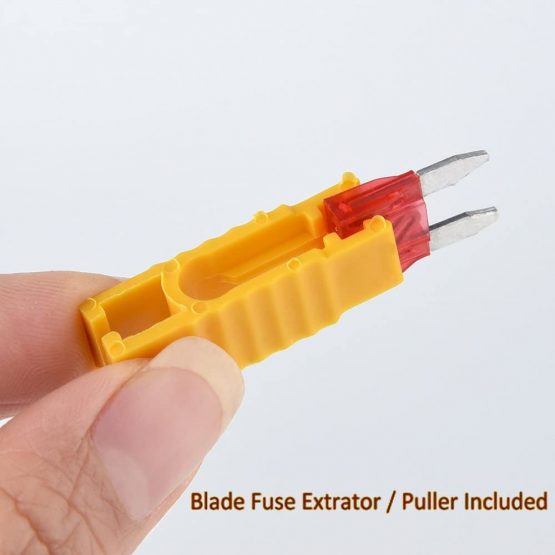 FEPITO 140pcs Mini Car Fuses Assortment Blade Fuse for Auto Car Truck with Storage Case(2A, 3A, 5A, 7.5A, 10A, 15A, 20A, 25A, 30A, 35A, 40A) - Image 4