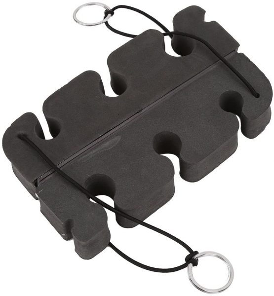 Dioche Fly Fishing Rod Holder, Fly Rod Stand Rack Portable Magnetic Density Foam Car Pole Stand Rack(2Pcs)
