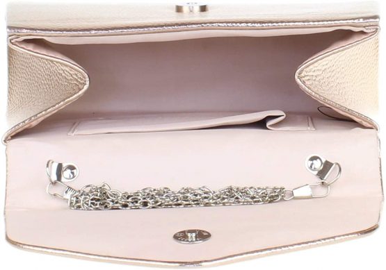 Girly HandBags Womens Plain Handle Clutch Bag - Image 4