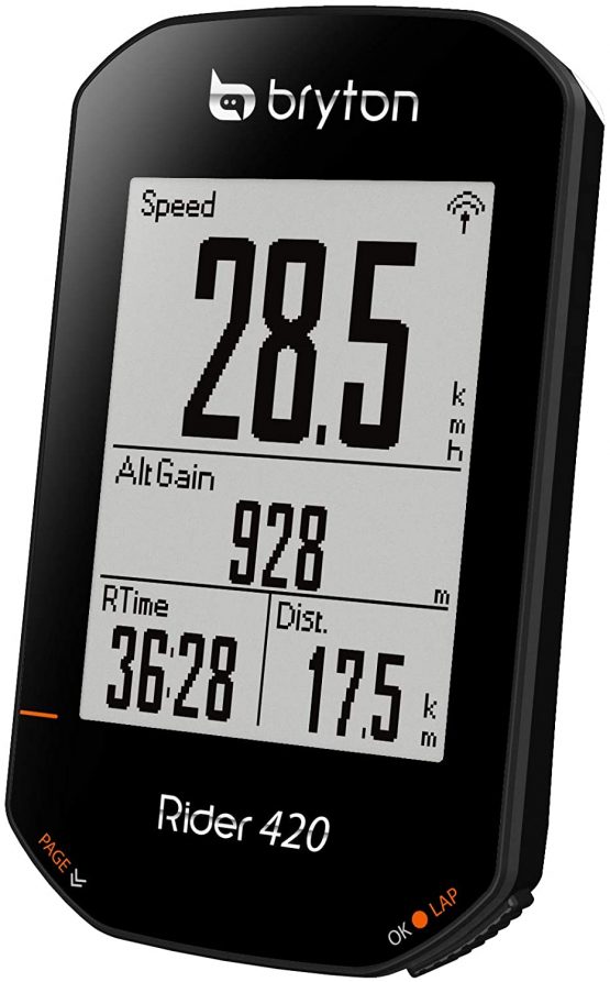Bryton Unisex's Rider 420E GPS Cycle Computer, Black, 83.9x49.9x16.9 - Image 2