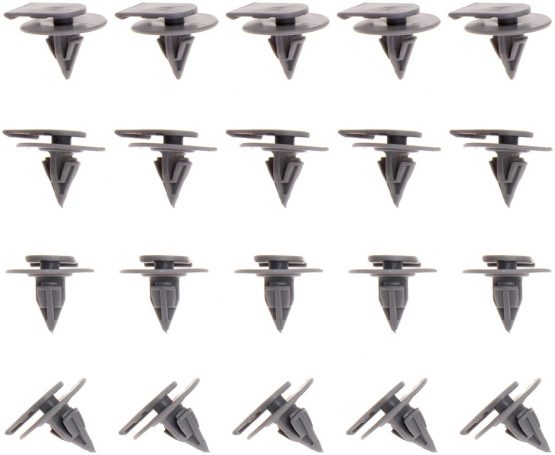 bowarepro 40×Wheel Arch Trim Clips Fit for R50 R52 R53 R55 R56 Grey Plastic Exterior - Image 3