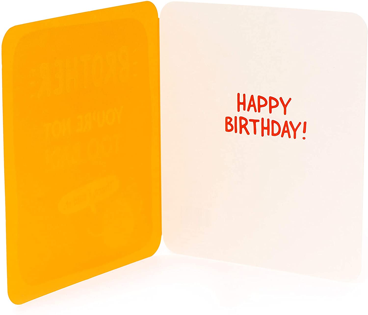 UK Greetings Brother Birthday Card - Funny Birthday Card for Him - Funny Birthday Card for Brother, red, 159mm x 184mm - Image 2