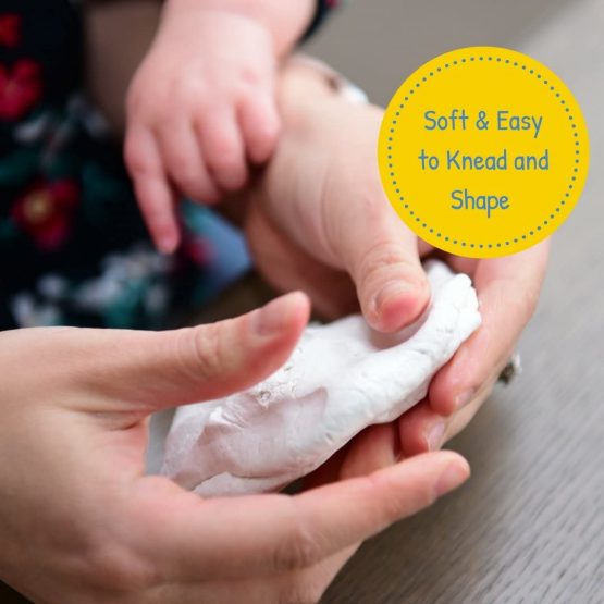 Baby Handprint & Footprint 2X Air-Drying Clay Ornament Refills for Newborns & Infants to Make More Ornaments, Personalised Keepsake for Baby Nursery Decor - Great Baby Gift for Baby Registry - Image 3