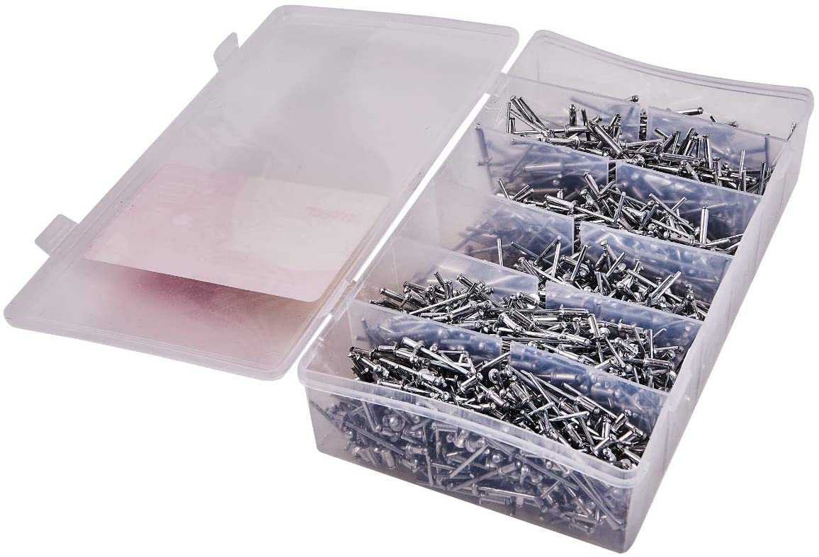 Amtech S5105 1000pc Blind Rivets, Transparent - Image 3