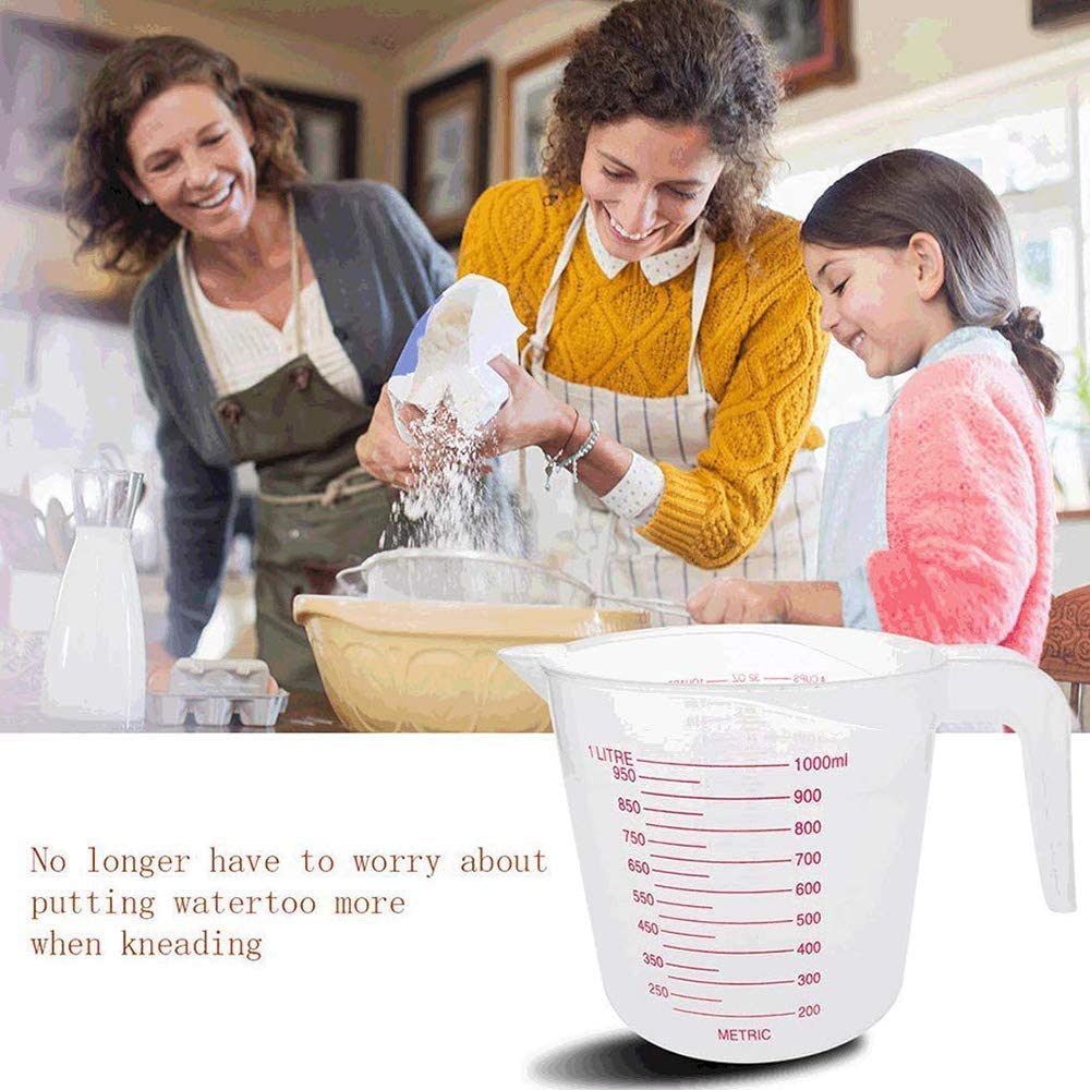 Surflyee Plastic Measuring Jugs 3PCS,Kitchen Baking Jugs Set - Image 3