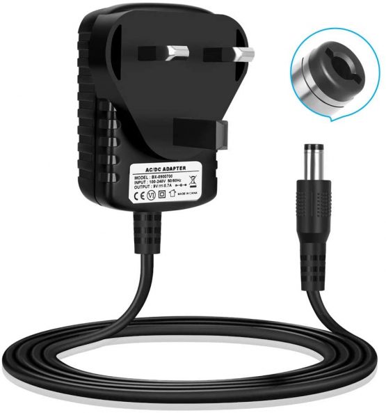 9V Power Supply,AIEVE 9V DC Power Adapter Plug Power Cable for RockJam Keyboard Piano RJ-661,RockJam RJ761,RockJam RJ654,RJ549,RJ461,Reebok GB50 Exercise Bike