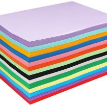 100 Sheets Double Sided A4 Paper, 10 Colour Craft Paper 100GSM for Arts and Crafts Projects