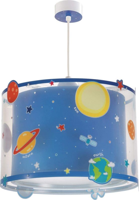 Dalber Children's lamp Pendant Light Pendant lamp 3 Lights Planets Room - Image 2