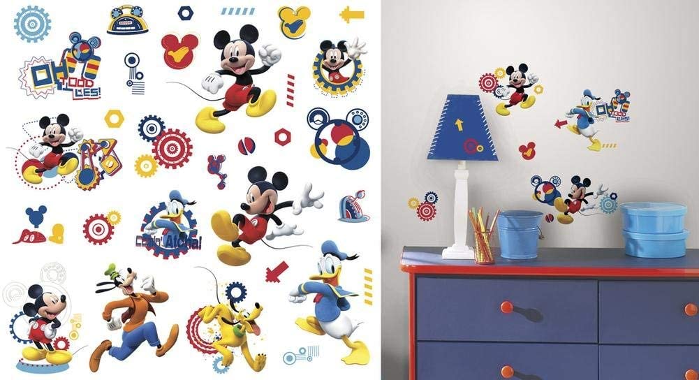 Stickers repositionnables multi-éléments Mickey Mouse Disney, Multicolor, 8 inch - Image 4