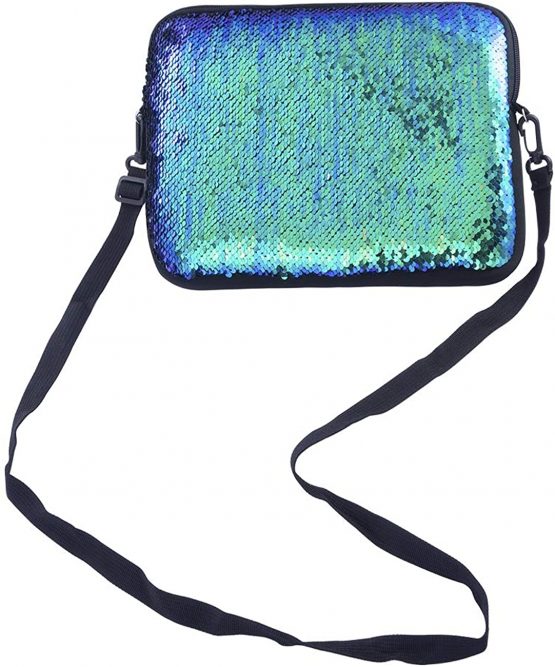 Set of 4 Sequin Clutch for Women Mermaid Purse Neoprene Crossbody Purse with Detachable Strap Clutch Purses - PAWHITS - Image 4