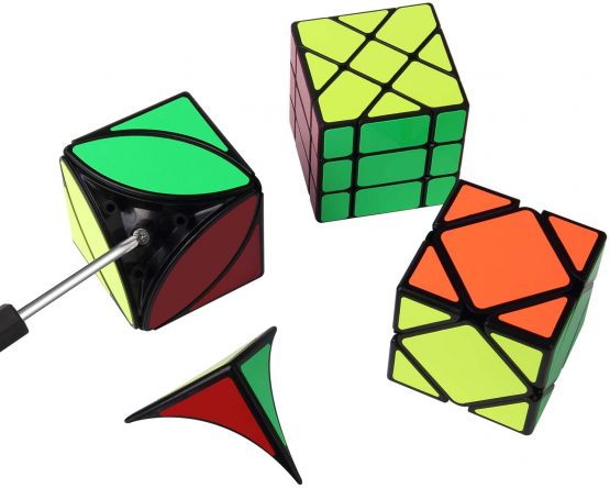 ROXENDA Cubes, [6 Pack] Magic Cube Set - Skew Axis Windmill Fisher Ivy 3x3x3 Cube Smooth Magic Cubes Puzzles Collection - Image 3