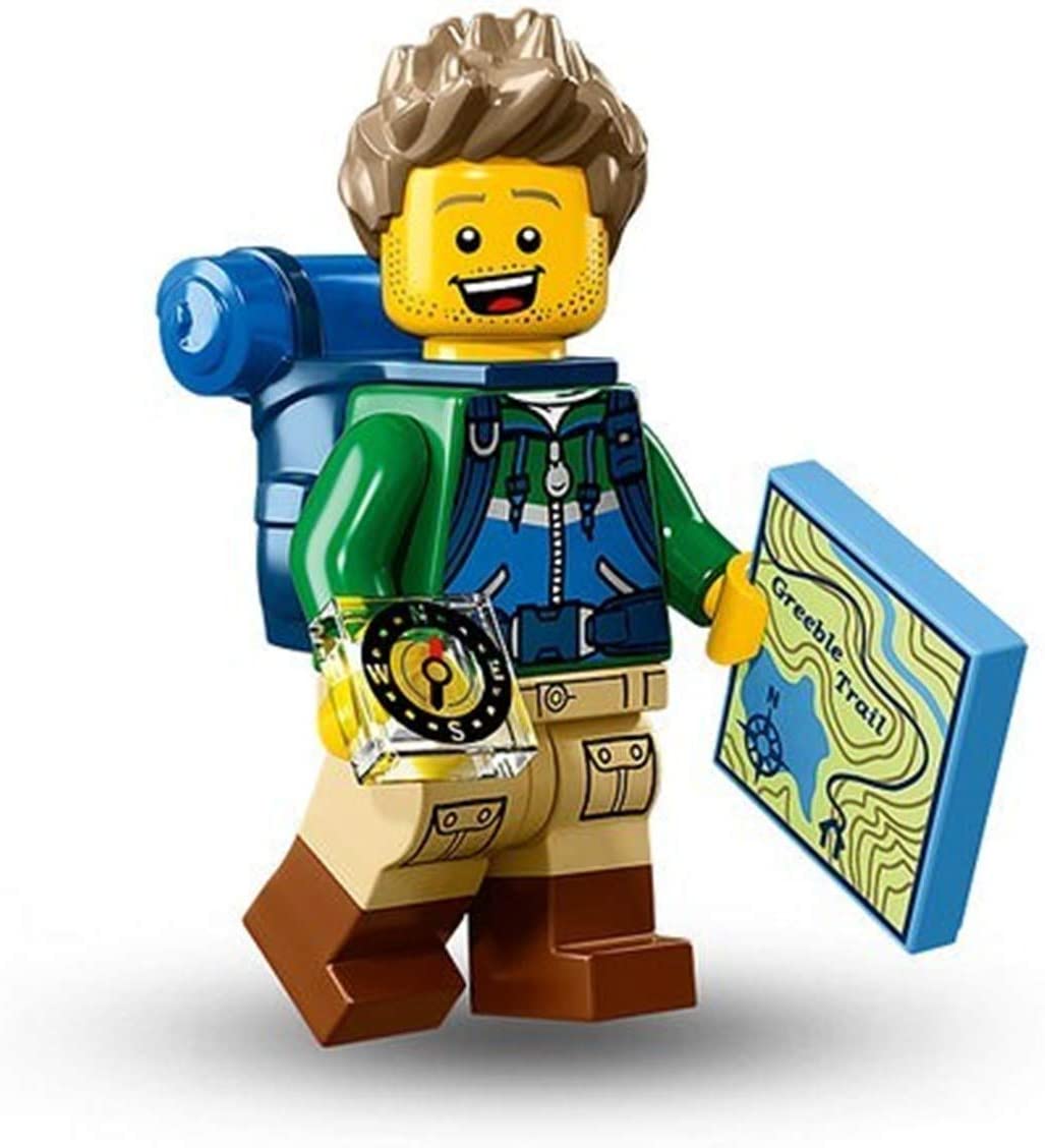 LEGO Minifigures Series 16 - HIKER Minifigure - (Bagged) 71013, Multicoloured