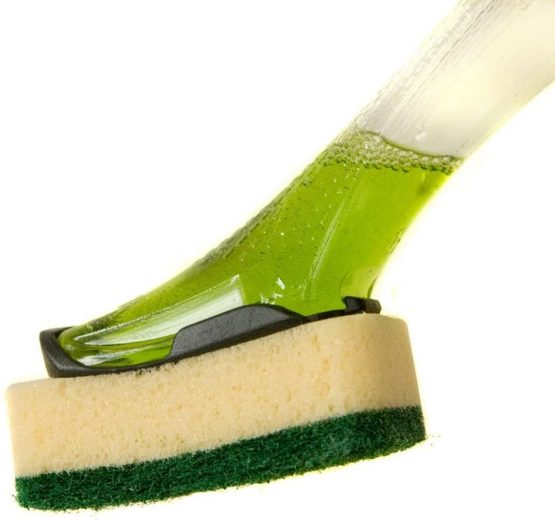 Dishmatic Washing Up Brush with Sponge from Caraselle-Colour of Handle May Vary - Image 3