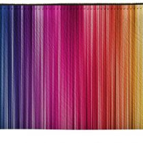 Coloranimal Outdoor Shopping Clutch Bag Case Long Leather Wallers for Teenager Girls Zipper Around Lightweight Wallets Rainbow Colorful Design Coins Change Organizer