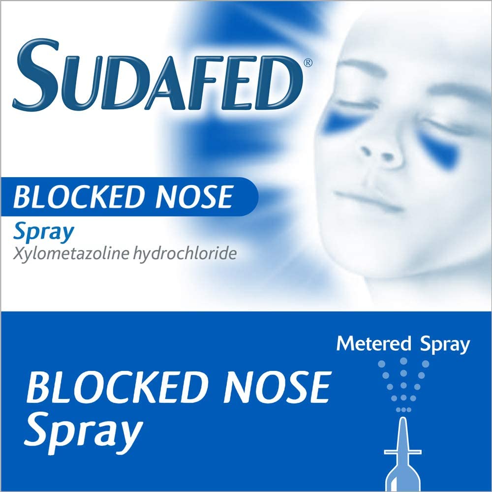 Sudafed Blocked Nose Spray (1 x 15ml), Relief from Congestion Caused by Cold and Allergies - Image 2