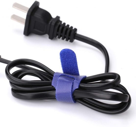 Cable Ties Reusable - Cable Straps Multi-Purpose Tie Wraps Fastening Straps Used for Headphones Phones Electronics PC Wire Cable Tidy Management - 5 Color - Image 2