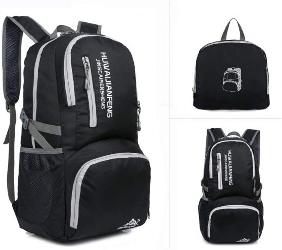 Crenze 35L Lightweight Foldable Backpack Travel Hiking Daypack, Men Women Durable Handy Waterproof Rucksack for Camping Mountaineering Walking Cycling Climbing - Image 2