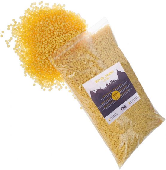 Rio City Wax 1000g - Stripless Professional Hot Wax Beads - Economical Waxing as Short as 3 mm - Full Body Hard Wax Beans - Hair Removal Wax - Bikini Wax