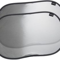 Auto Companion 2pcs Car Window Sun Shades - Universal Baby Car Sunshades - Blocks Harmful UV Rays Sun Glare Heat - Protection for Your Kids-No suction cups needed