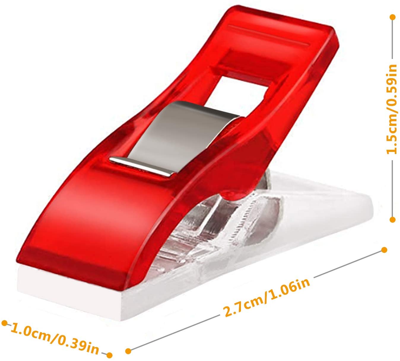 WisFox 100PCS MumCraft Sewing Clips, Multipurpose Sewing Clips, Sewing