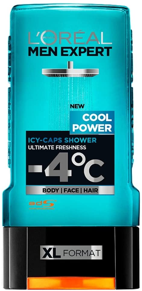 L'Oreal, Men Expert Cool Power Shower Gel, 300 ml