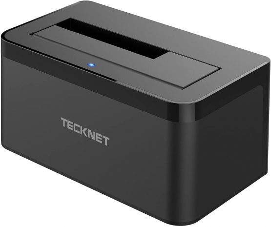 TECKNET USB 3.0 Hard Drives Docking Station for 2.5 Inch & 3.5 Inch SATA HDD (SATA I/II/III) Support 8TB & UASP, Tool-Free Installation